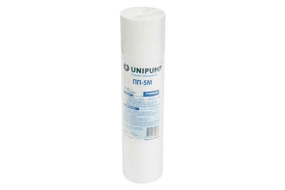 Полипропиленовый картридж UNIPUMP ПП-5 М (10”, 5 мкм)