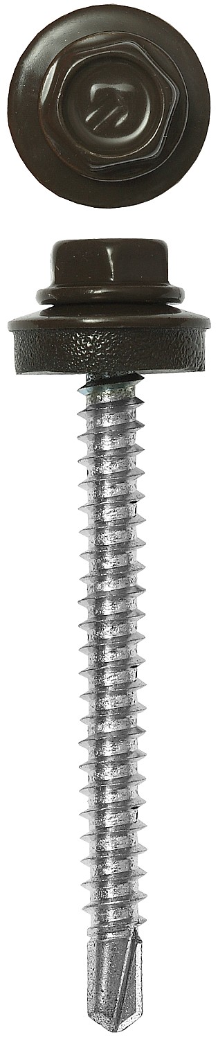 ЗУБР СКД 8028, 70 х 4.8 мм, зем.-коричн., 800 шт, кровельный саморез (4-300310-48-070-8028)