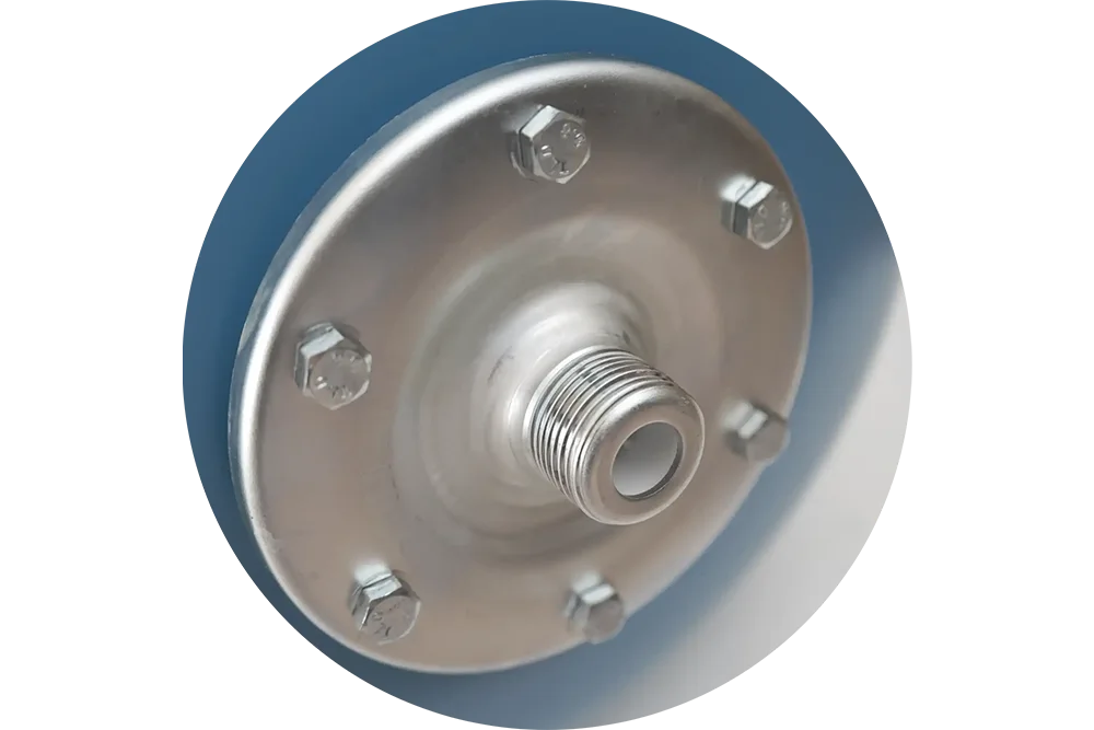 Гидроаккумулятор UNIPUMP 100л вертикальный (фланец - нерж. сталь, верхнее подключение)