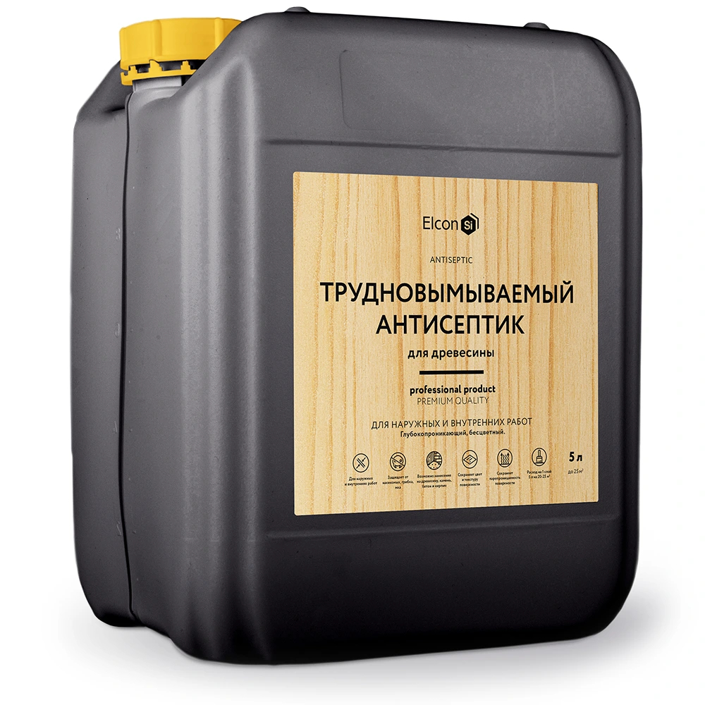 Трудновымываемый антисептик Elcon