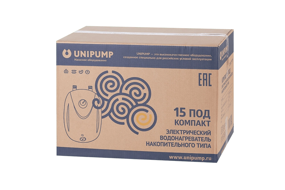 Водонагреватель накопительного типа UNIPUMP КОМПАКТ 15 ПОД