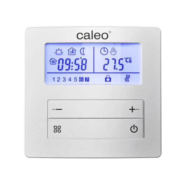 Терморегулятор CALEO C950, накладной, цифровой, программируемый, 3,5 кВт