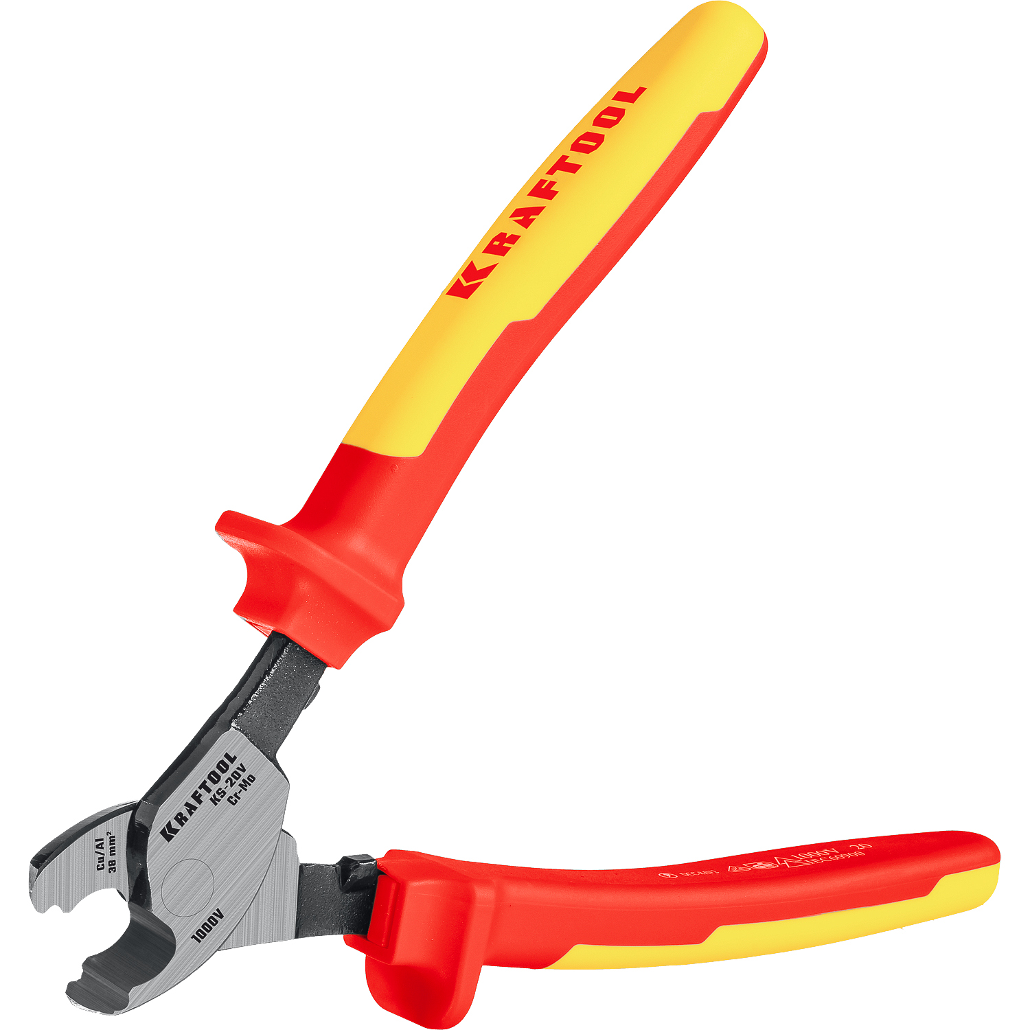 KRAFTOOL KS-20V, d 11мм, 200мм, диэлектрический кабелерез (23333-20V)