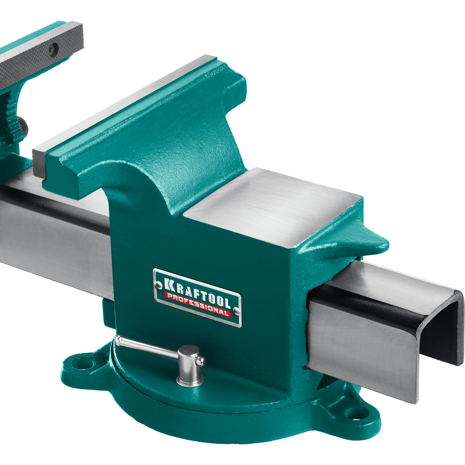 KRAFTOOL STEEL, 250 мм, стальные слесарные тиски (32701-250)