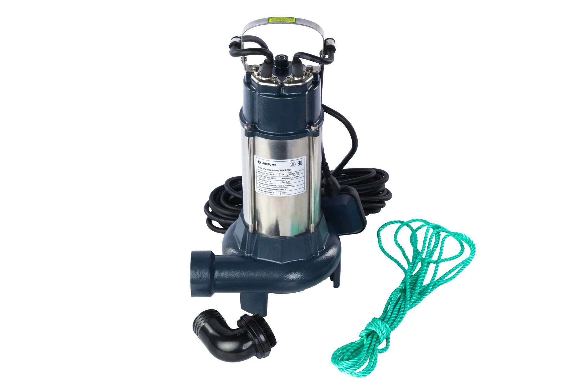 Насос фекальный UNIPUMP FEKACUT V1100DF