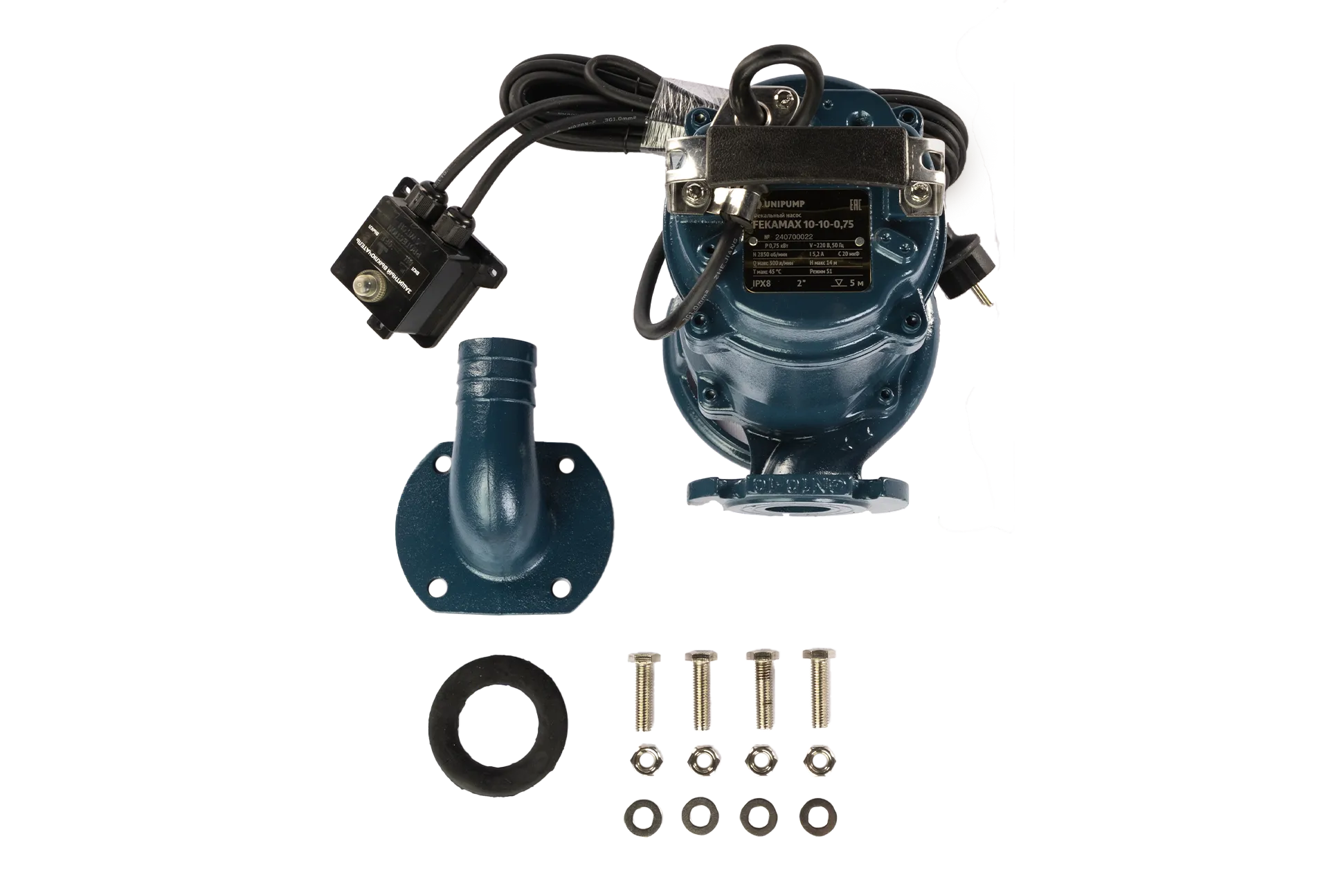 Насос фекальный UNIPUMP FEKAMAX 10-10-0,75