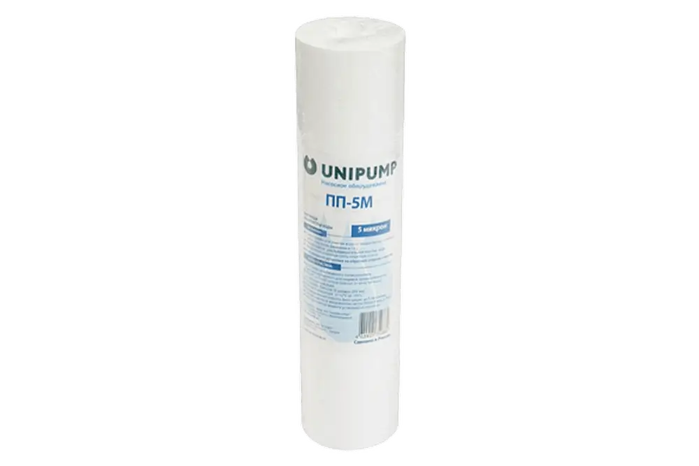 Полипропиленовый картридж UNIPUMP ПП-5 М (10”, 5 мкм)