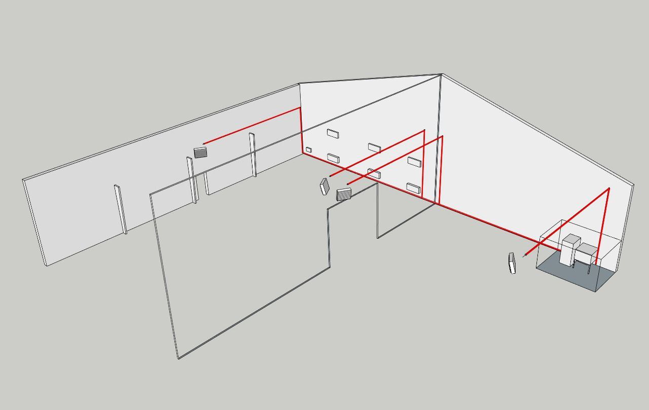 Монтаж системы отопления ангара