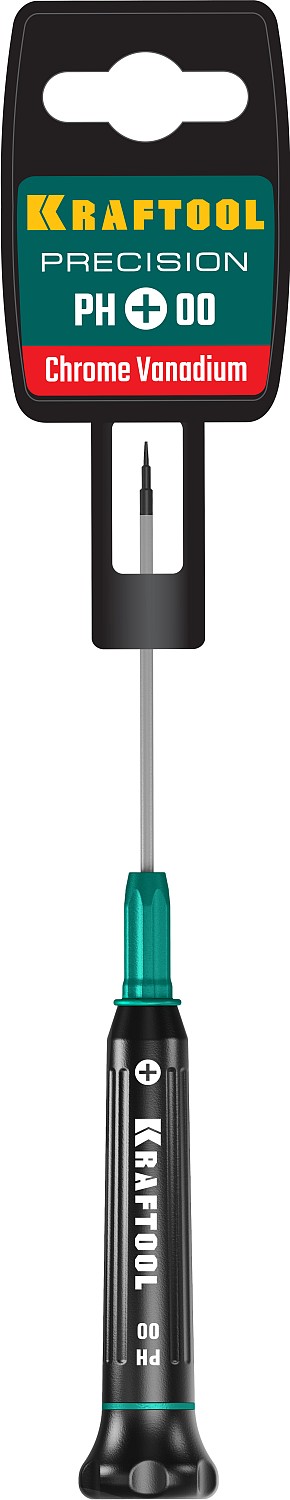 KRAFTOOL Precision PH00, отвертка для точных работ (25682-00)