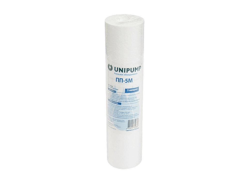 Полипропиленовый картридж UNIPUMP ПП-5 М (10”, 5 мкм)