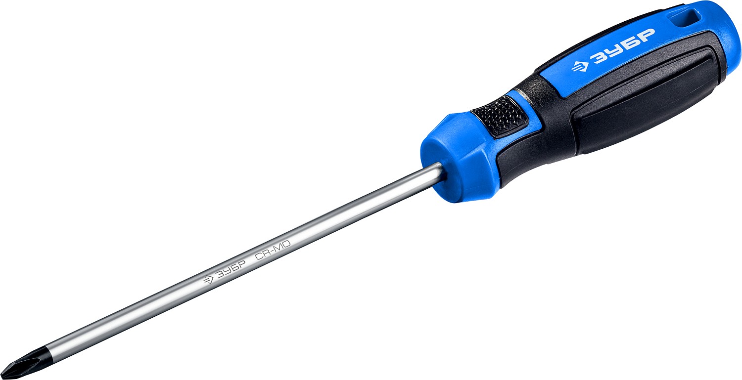 ЗУБР PH2 x 150 мм, отвёртка, Профессионал (25232-2_15)