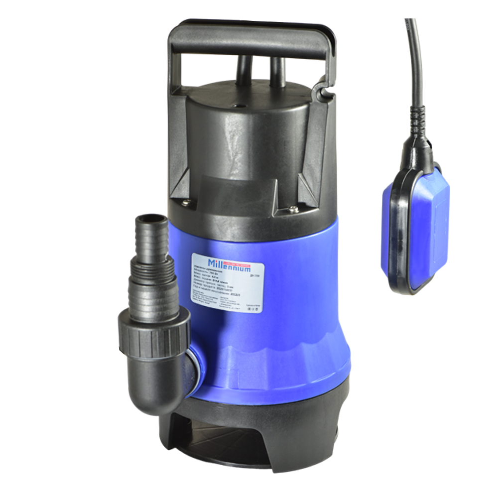 Насос дренажный фекальный Millennium ДН 550Ф (550Вт/8м)