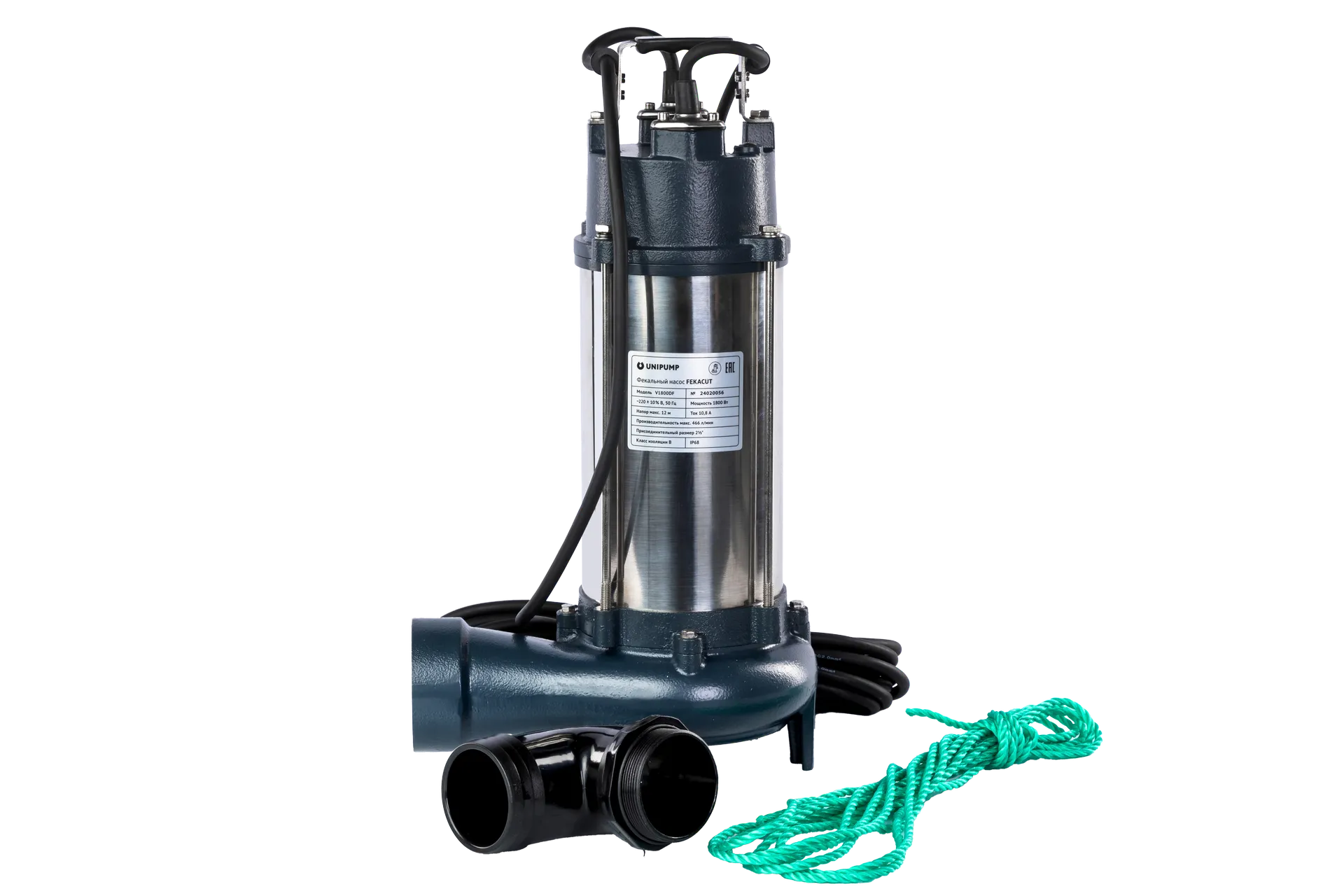 Насос фекальный UNIPUMP FEKACUT V1800DF