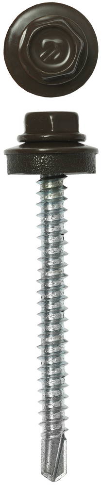 ЗУБР СКД 8028, 50 х 4.8 мм, зем.-коричн., 1200 шт, кровельный саморез (4-300310-48-050-8028)