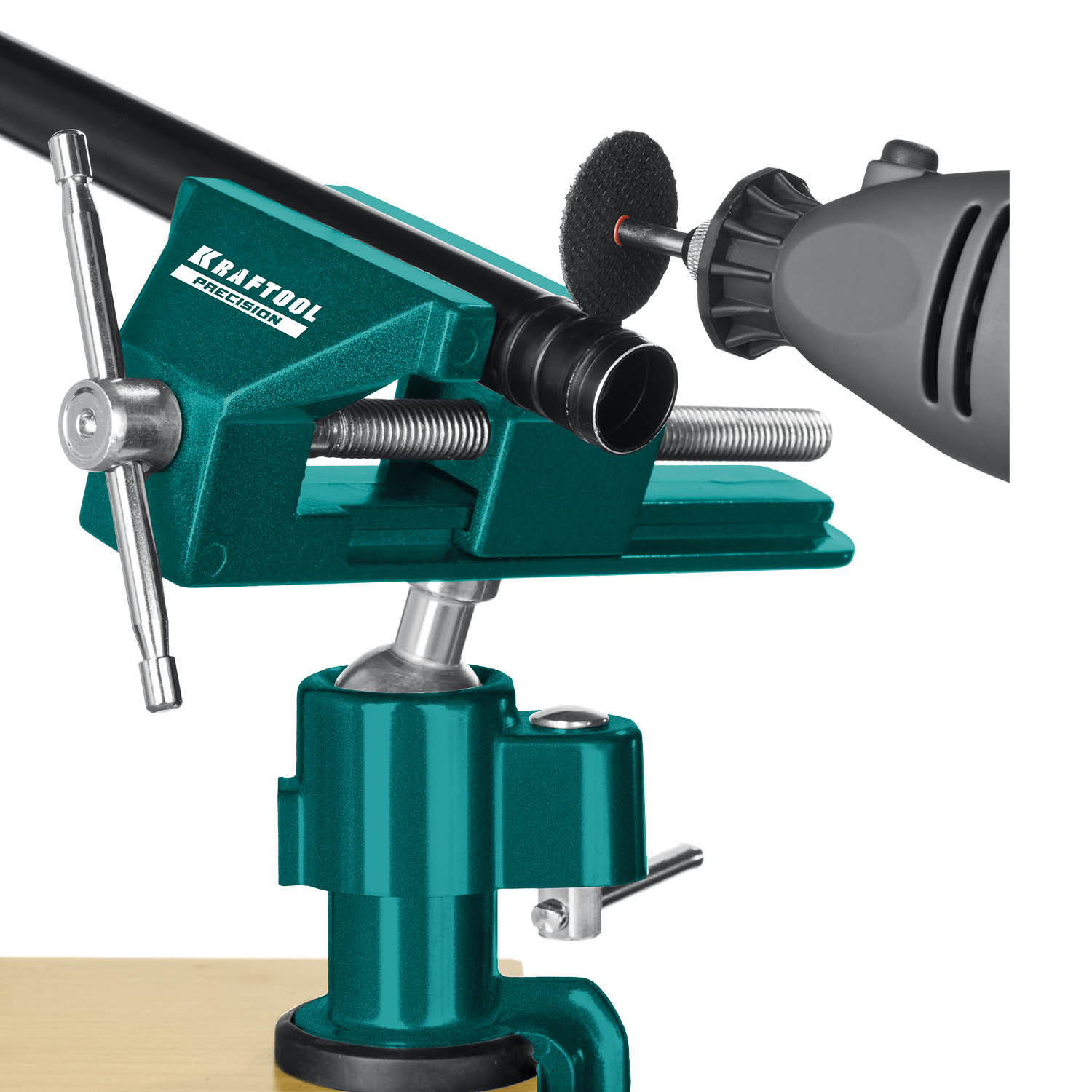 KRAFTOOL Precision, 75 мм, шарнирно-поворотные тиски (32711-75)
