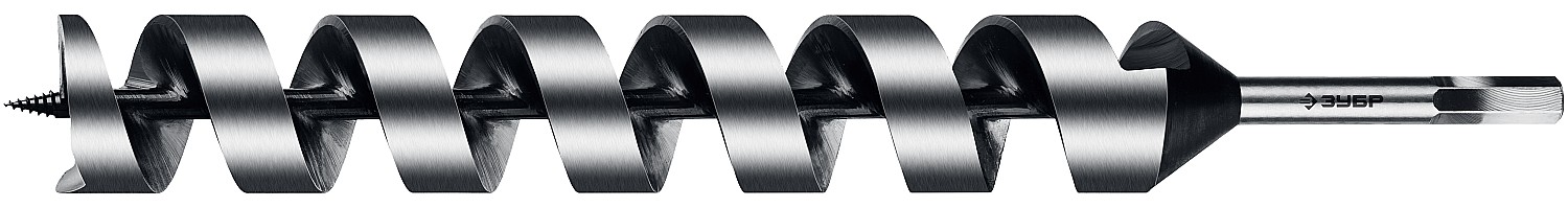 ЗУБР 52 x 450/360 мм, шестигранный хвостовик, cверло левиса по дереву, Профессионал (2948-450-52)