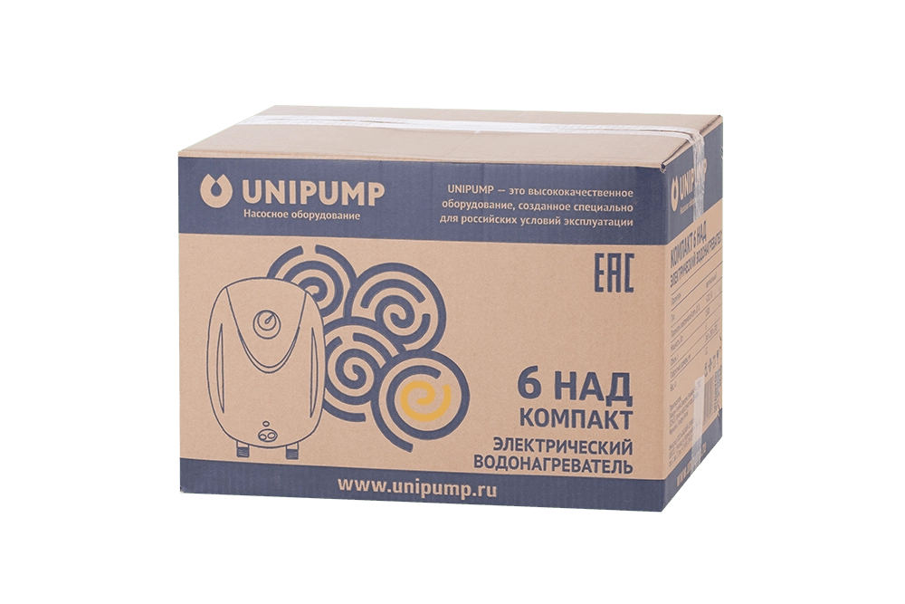 Водонагреватель накопительного типа UNIPUMP КОМПАКТ 6 НАД