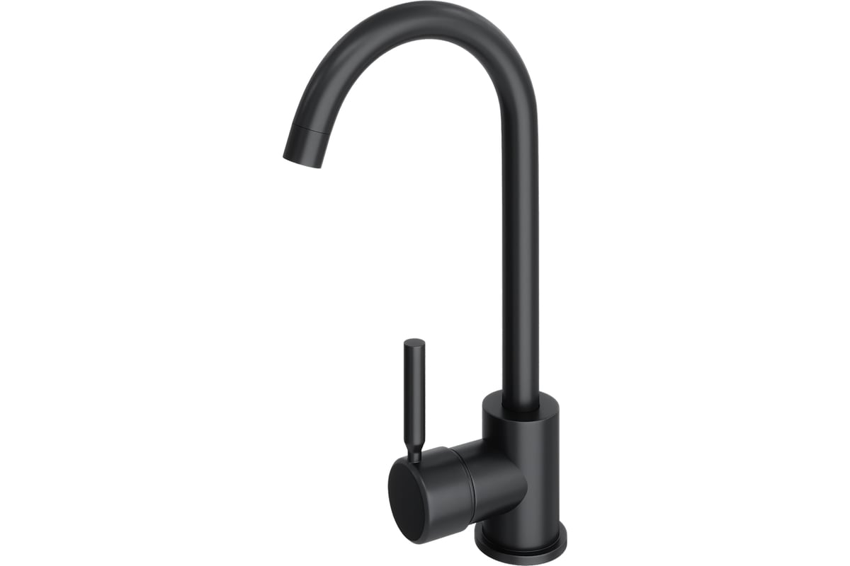 Смеситель для кухни Teymi Iva, черный матовый T10265