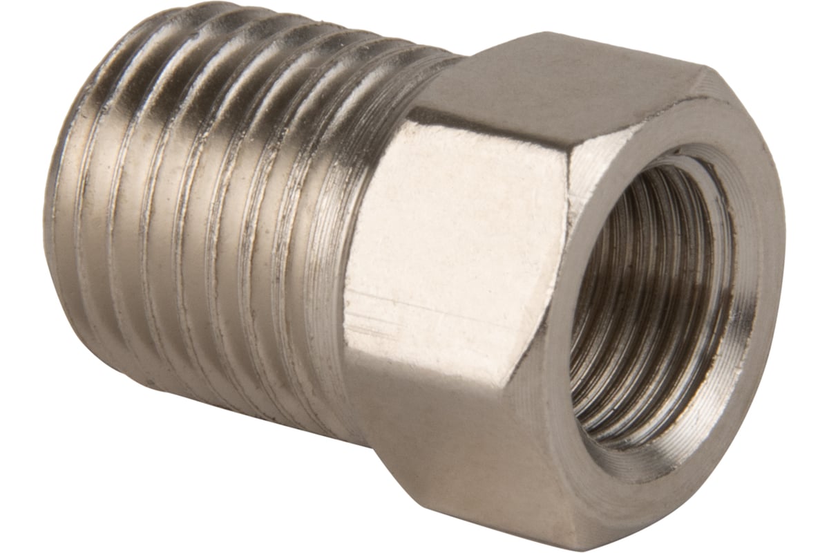 Переходник  шестигранный внутренняя/наружная резьба 1/2"х1/2"