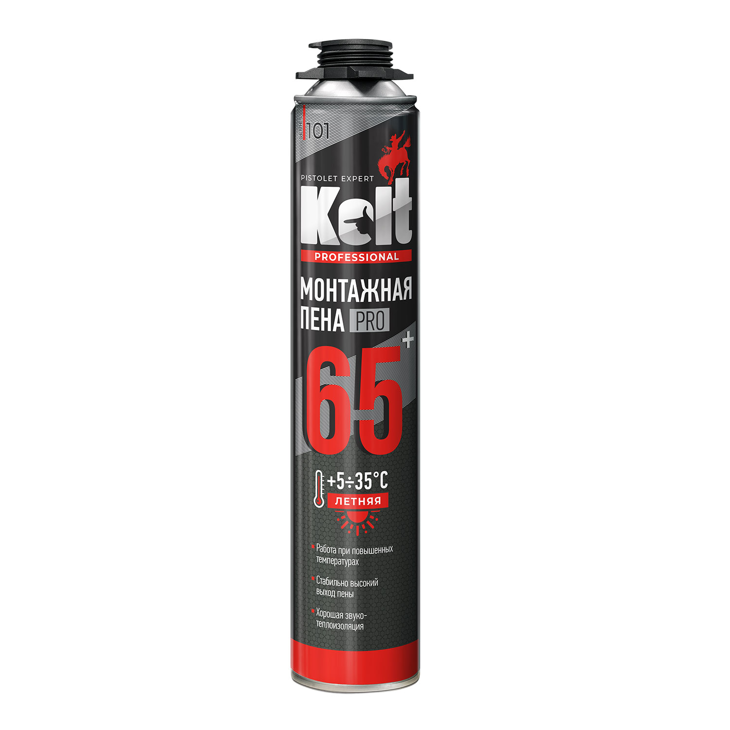 Монтажная пена  KOLT 65+ профессиональная летняя