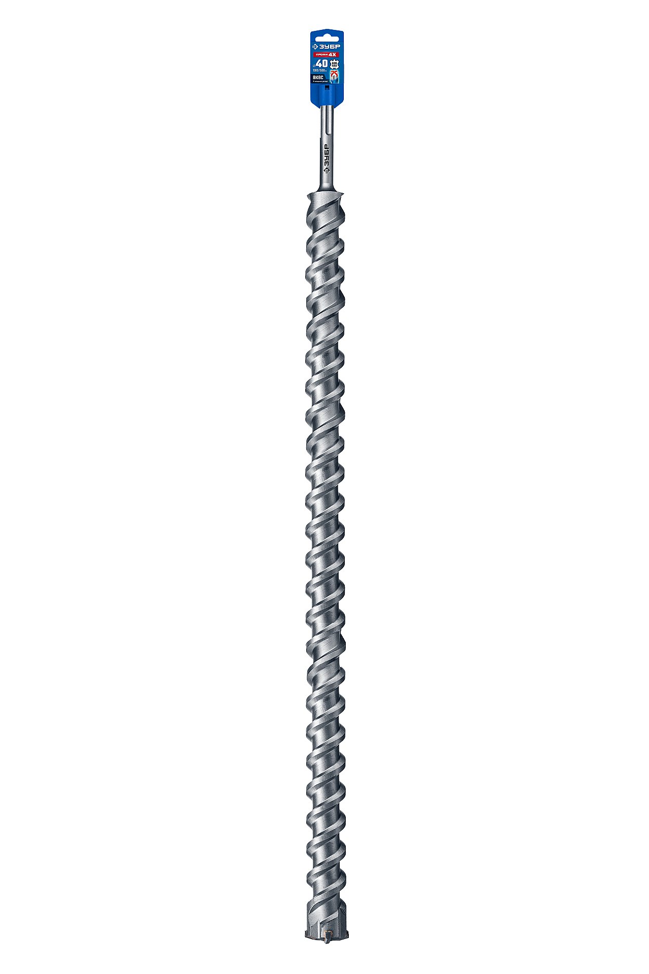 ЗУБР ПРОФИ-4Х 40x1380/1500 мм, SDS-max бур, ПРОФЕССИОНАЛ (29350-1380-40)