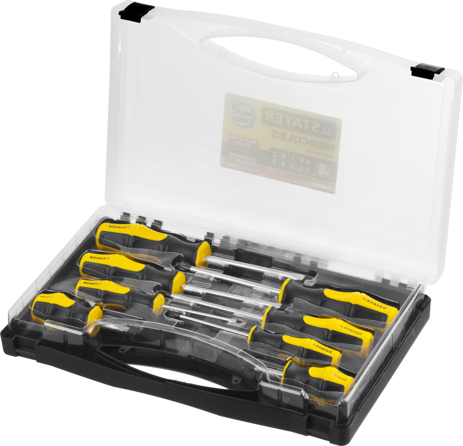 STAYER Hercules, 8 предм, набор отверток (25055-H8)