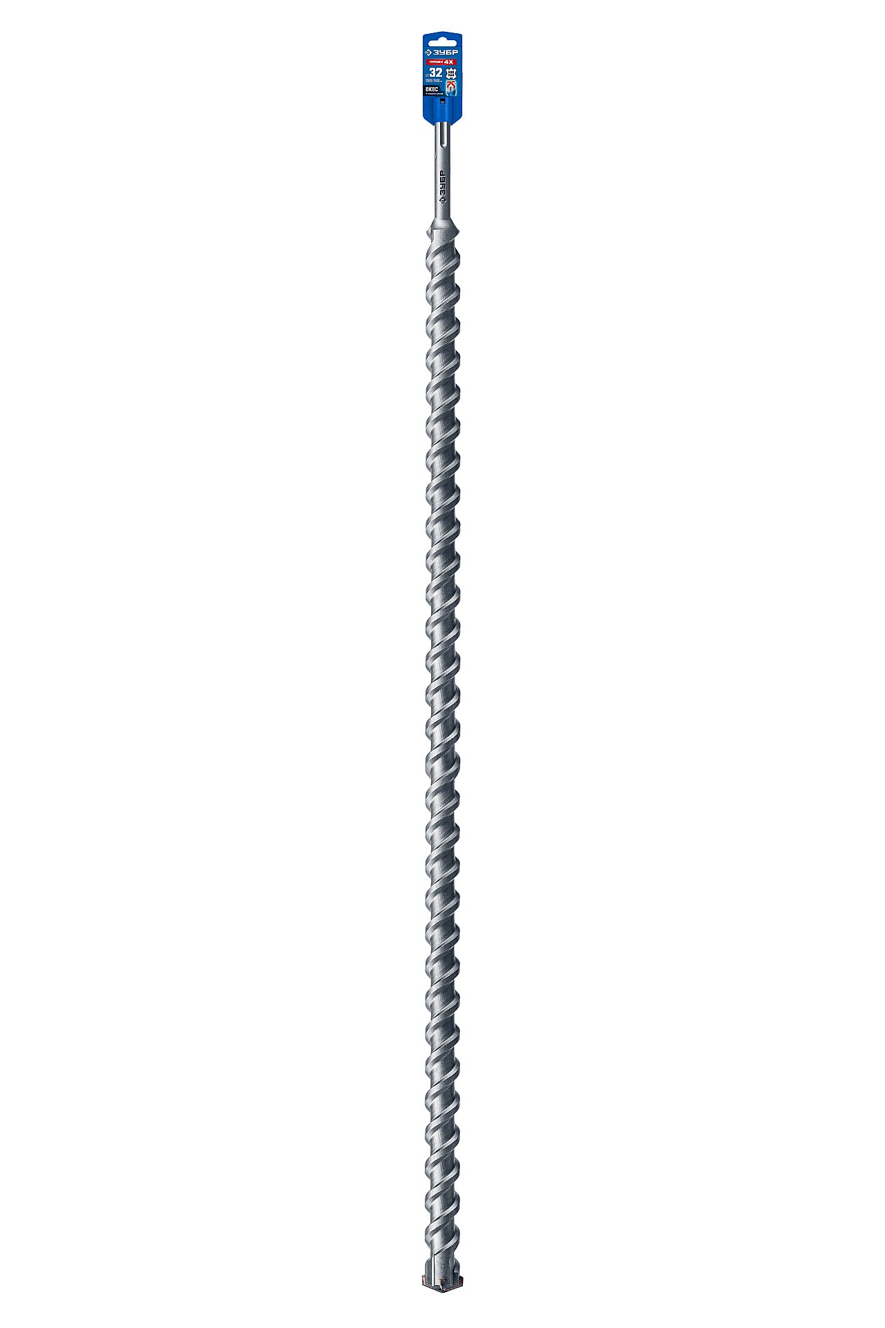 ЗУБР ПРОФИ-4Х 32x1380/1500 мм, SDS-max бур, ПРОФЕССИОНАЛ (29350-1380-32)