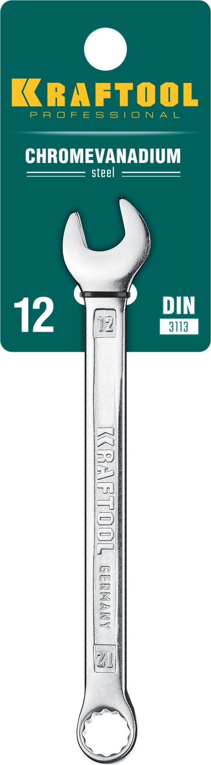 KRAFTOOL 12 мм, комбинированный гаечный ключ (27079-12)