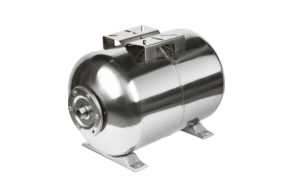 Гидроаккумулятор UNIPUMP 80л (нерж.) горизонтальный