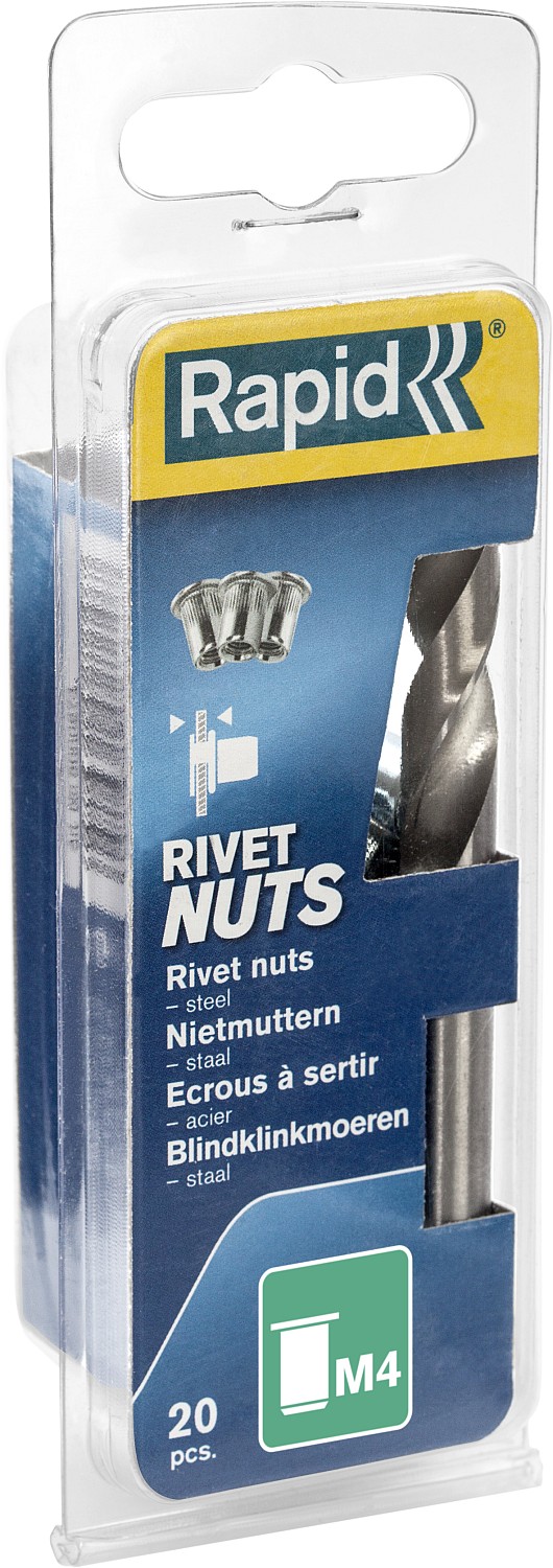 RAPID R:Rivets, М4, 20 шт, нержавеющая заклепка (5000671)
