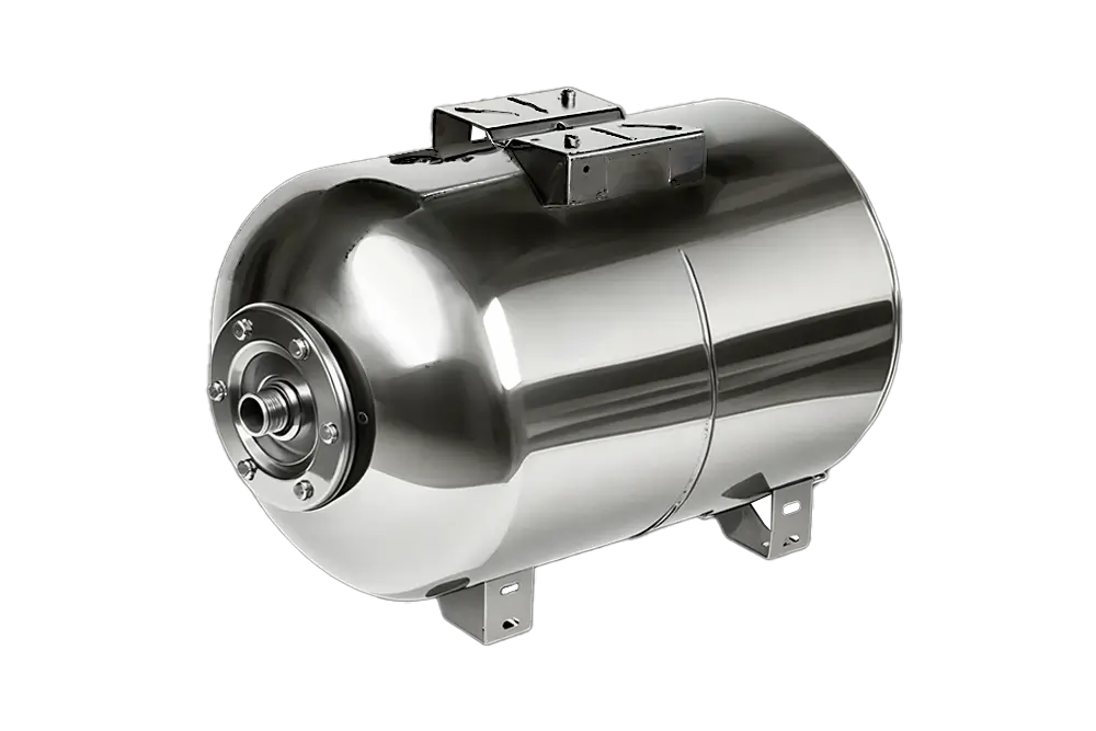 Гидроаккумулятор UNIPUMP 100л (нерж.) горизонтальный