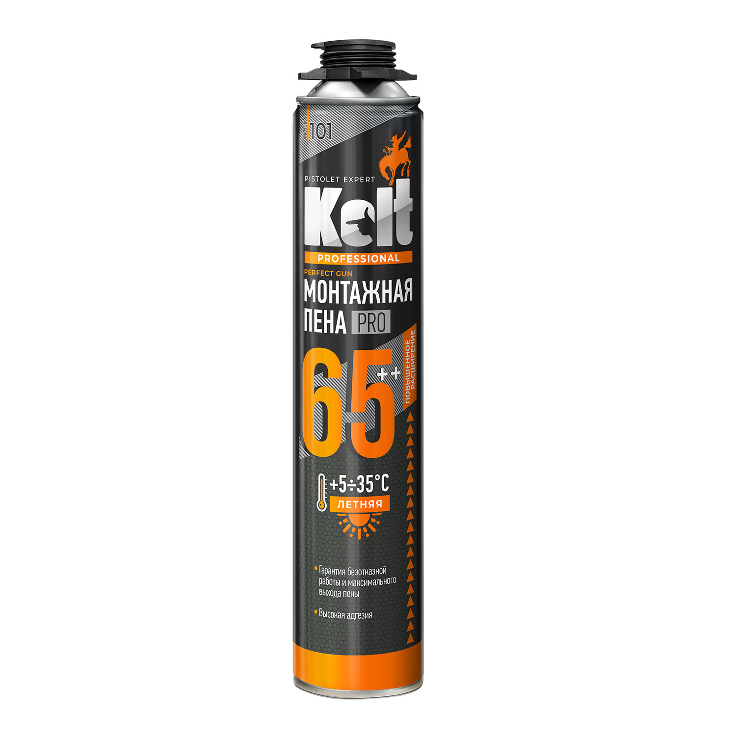 Монтажная пена KOLT65++ PERFECT GUN профессиональная с повышенным расширением