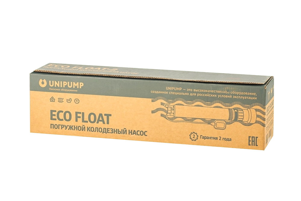 Насос погружной колодезный ECO FLOAT 1 с поплавковым выключателем
