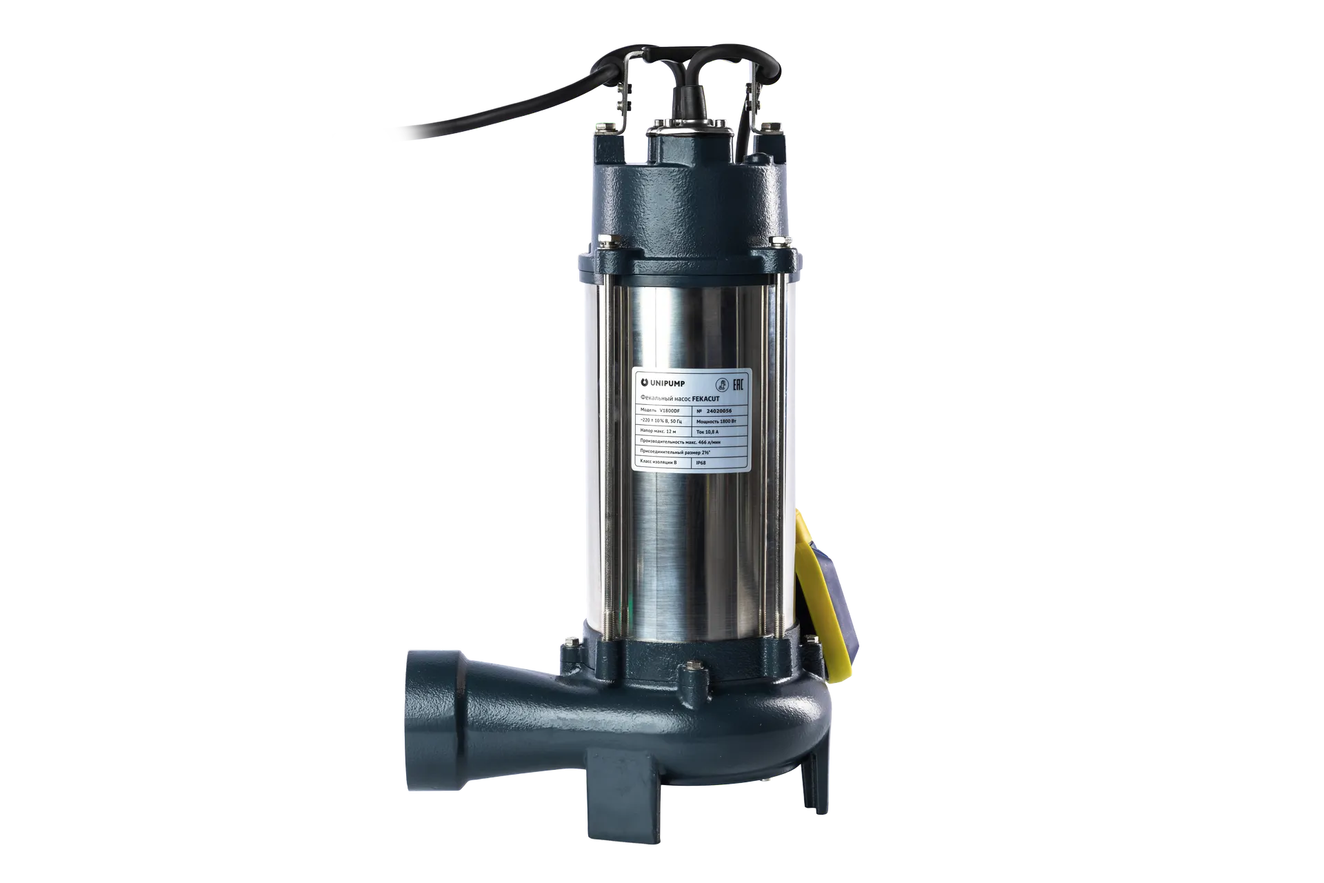 Насос фекальный UNIPUMP FEKACUT V1800DF