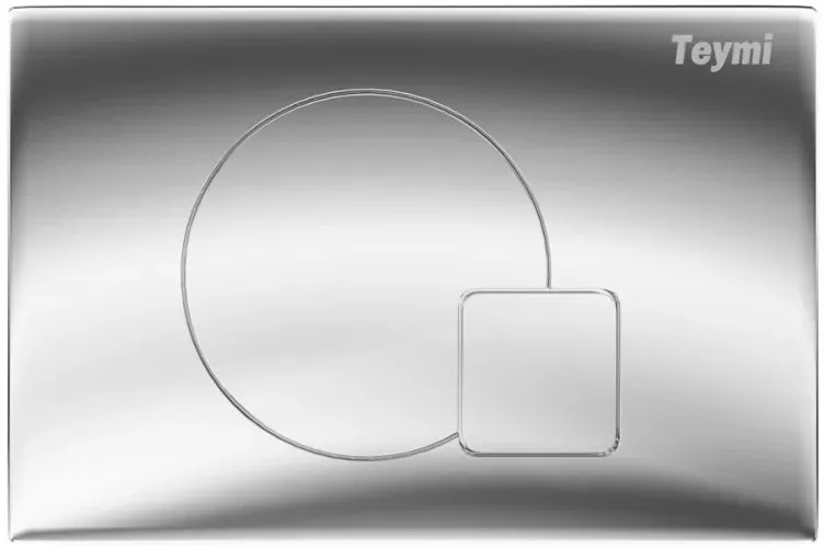 Клавиша смыва Teymi Elli, 
двойной смыв, хром глянец T70022CH 244х162х11