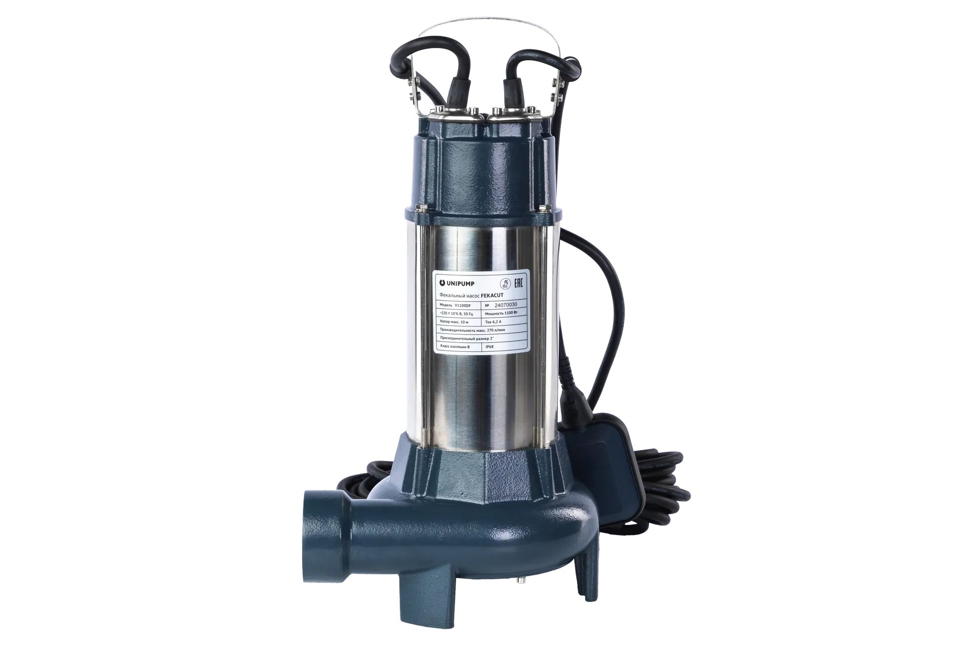 Насос фекальный UNIPUMP FEKACUT V1100DF