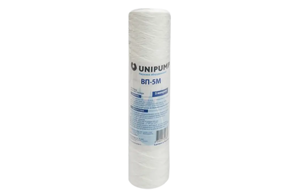 Веревочный картридж UNIPUMP ВП-5 М (10”, 5 мкм)