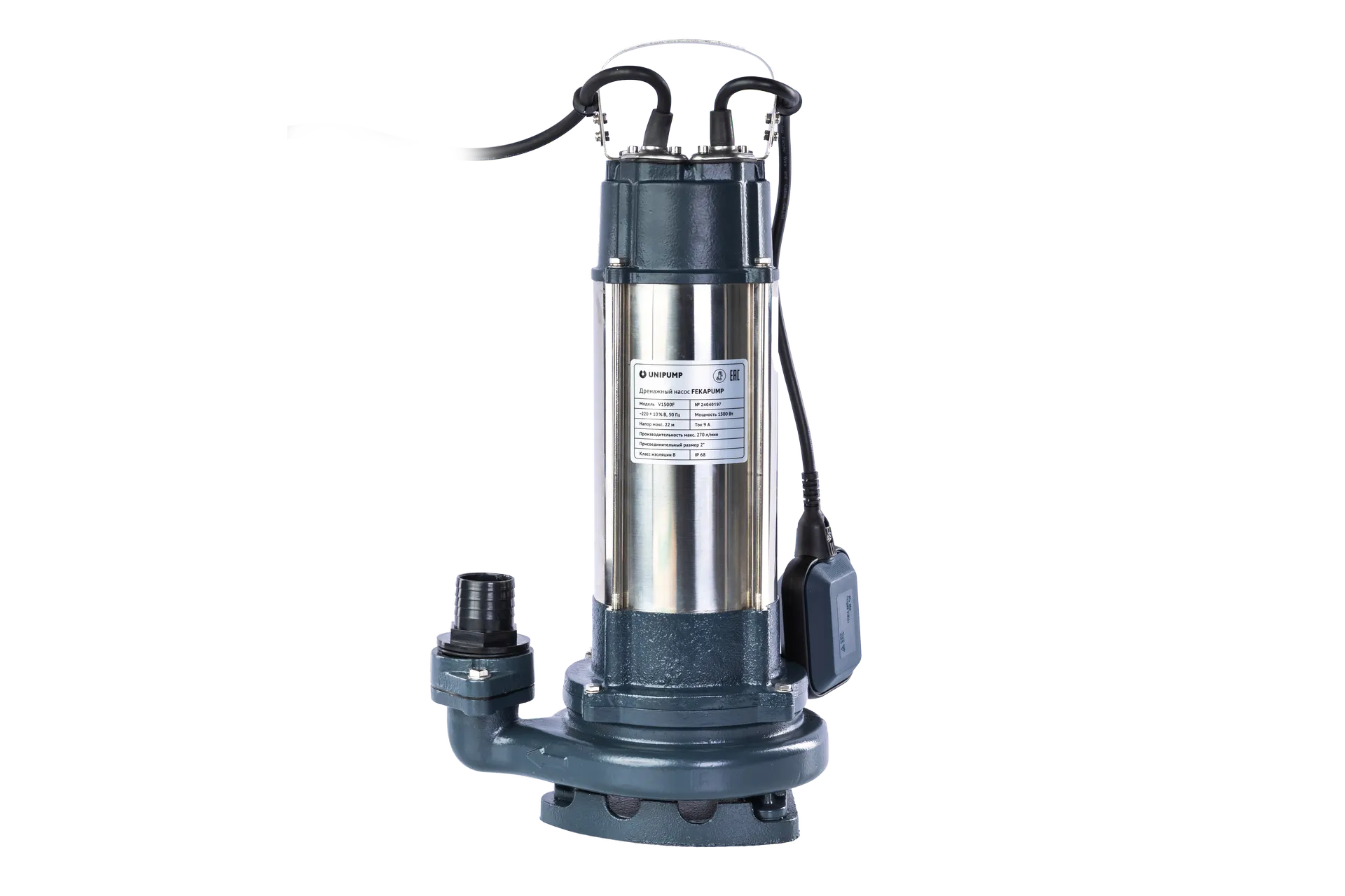 Дренажный насос UNIPUMP FEKAPUMP V1500F