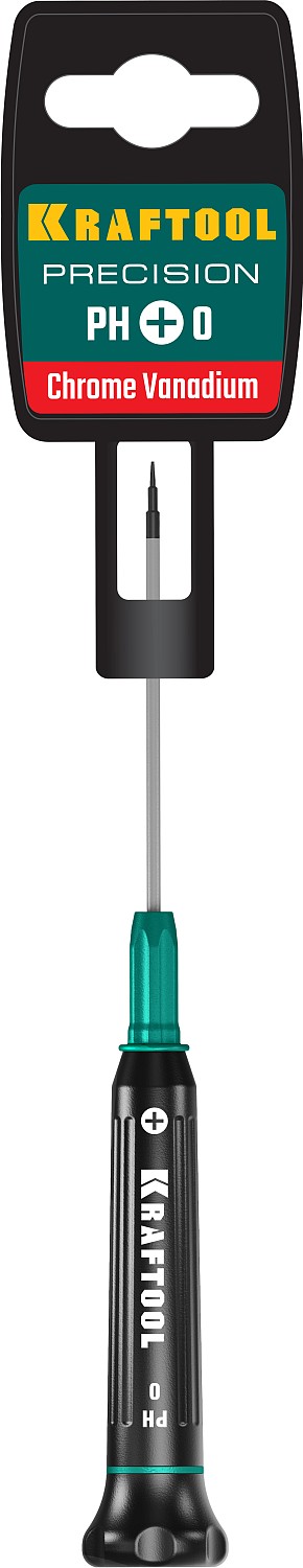 KRAFTOOL Precision PH0, отвертка для точных работ (25682-0)