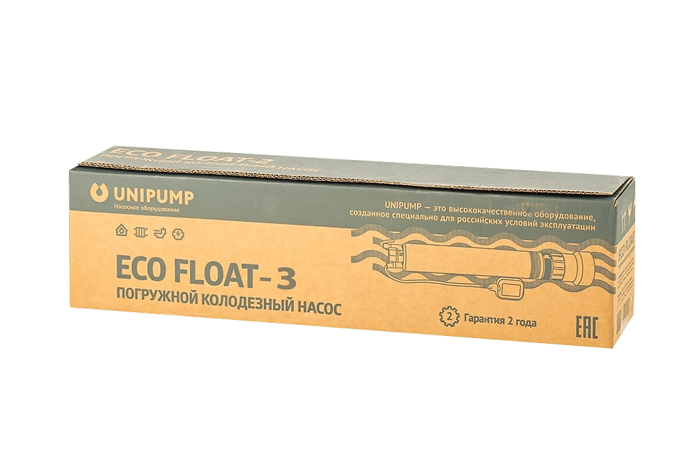 Насос погружной колодезный ECO FLOAT 3 с поплавковым выключателем