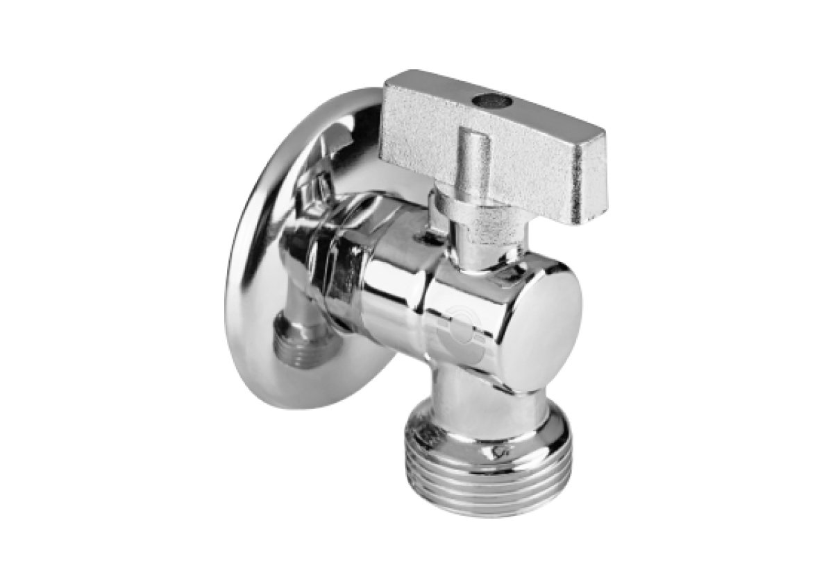 Кран шаровой угловой
