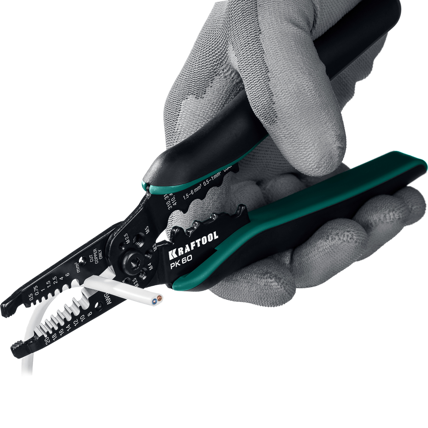KRAFTOOL PK-60, 0.5 - 6 мм2, многофункциональный стриппер (22658)