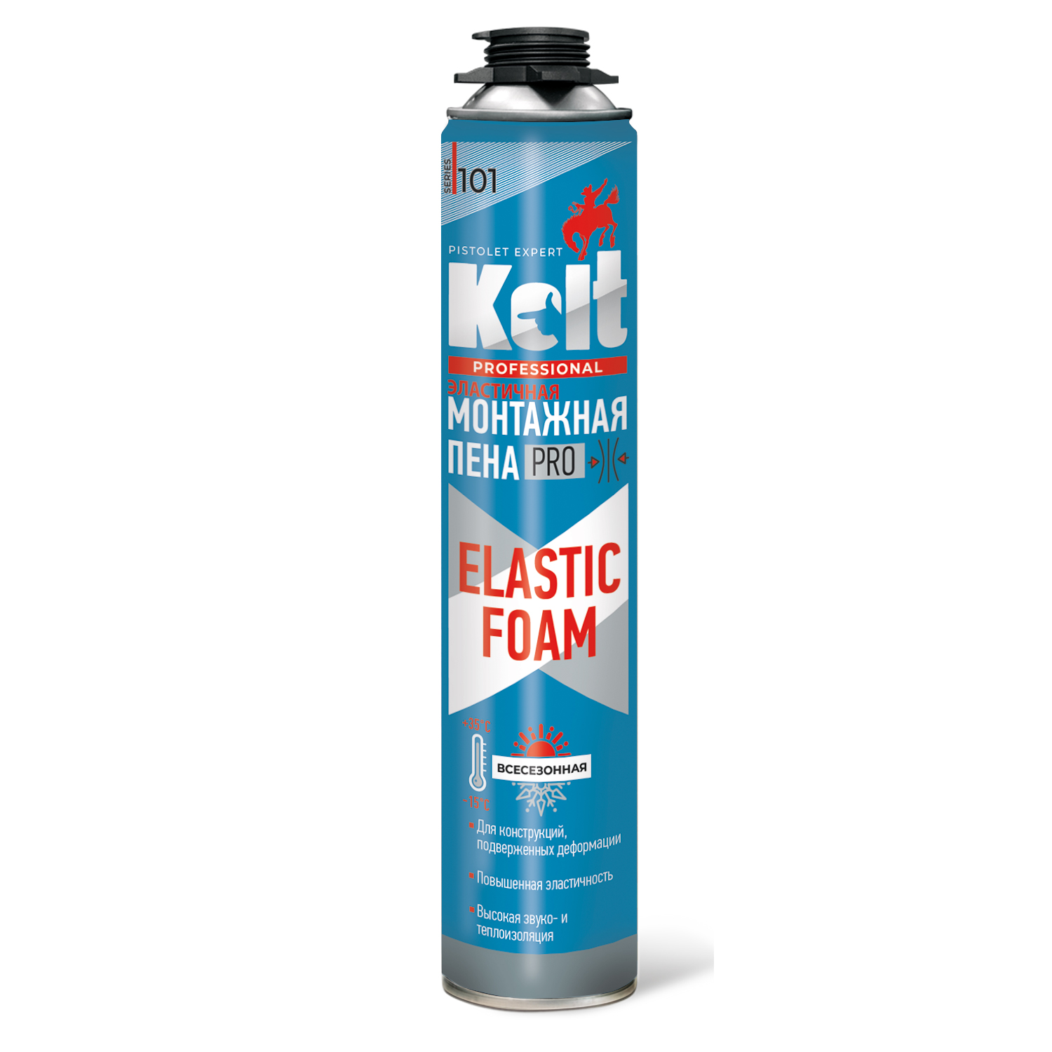 Монтажная пена KOLT 65 ELASTIC FOAM всесезонная