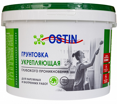 Грунтовка укрепляющая «OSTIN», 10 кг