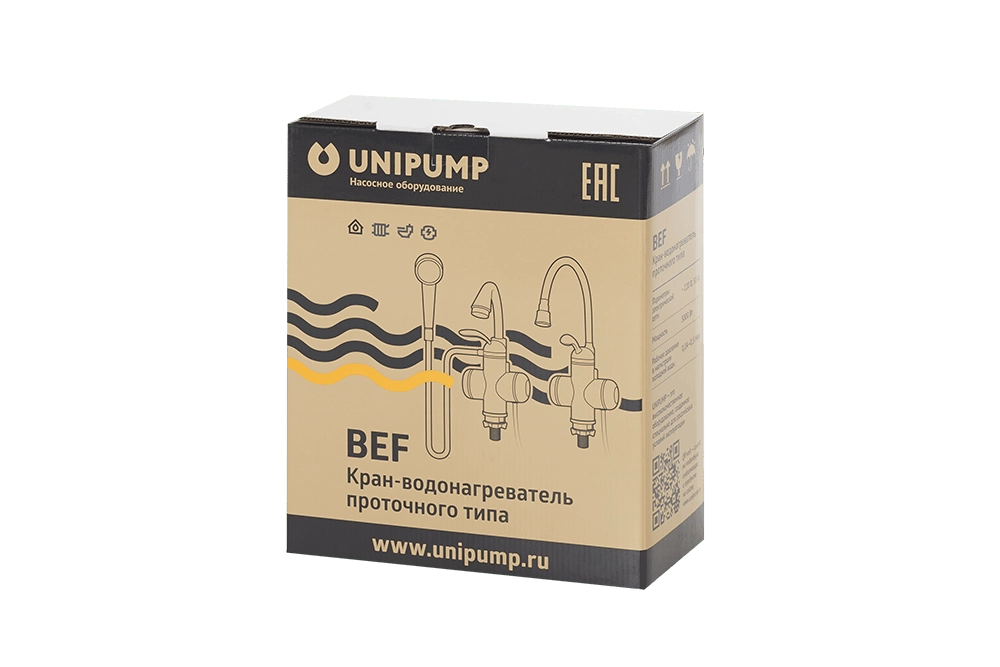 Проточный кран-водонагреватель UNIPUMP BEF-001-03