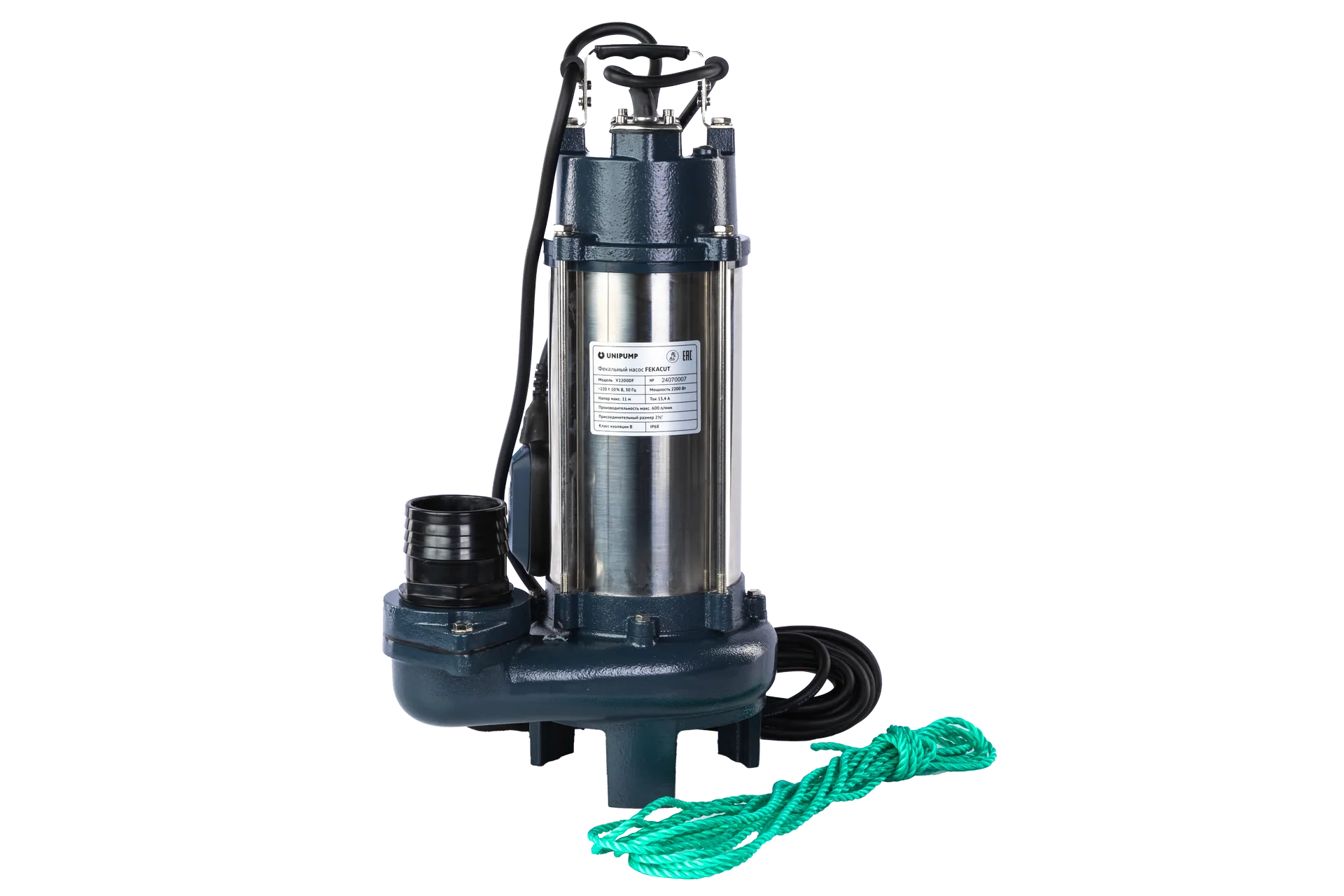 Насос фекальный UNIPUMP FEKACUT V2200DF