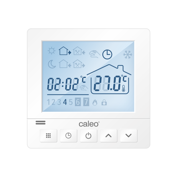 Терморегулятор CALEO SM930 цифровой, программируемый встраиваемый 3,5 кВт