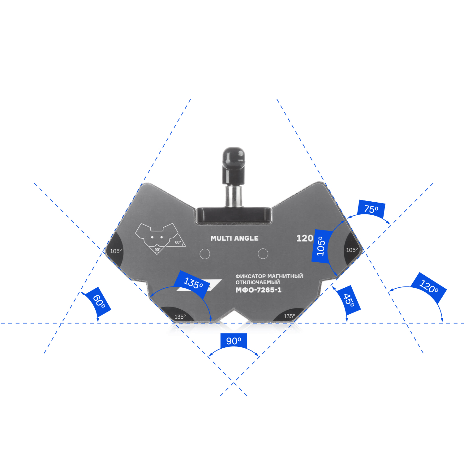 Фиксатор магнитный отключаемый МФО-7265-1