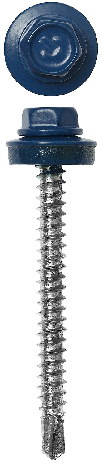 ЗУБР СКД 5005, 35 х 4.8 мм, синий насыщ., 1800 шт, кровельный саморез, Профессионал (4-300310-48-035-5005)