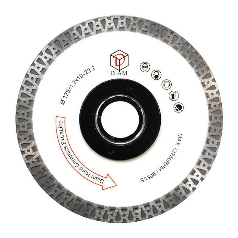 Диск алмазный 1A1R Hard Ceramics Extra Line 125x1,2x10x22,2 (Гранит)